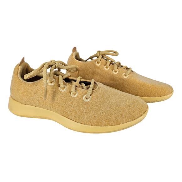 ALLBIRDS WOMEN'S WOOL RUNNERS – LUX BEIGE ZQ MERINO WOOL SNEAKER, SIZE 9 - Picture 1 of 10